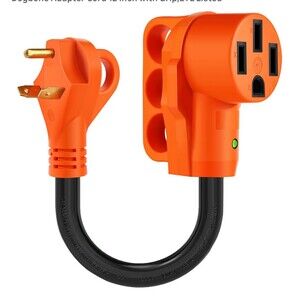 NEMA 10-30P to 14-50R EV Charger Adapter Cord 30 Amp 3 Prong Dryer Tesla